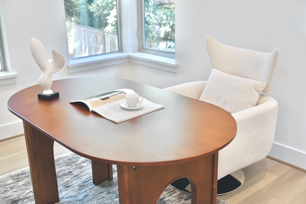 Office staged by Top Staging And Design at the Kirkland project